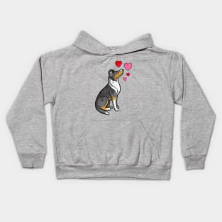 Smooth collie love Kids Hoodie